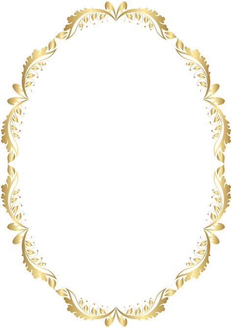 gold oval clipart free